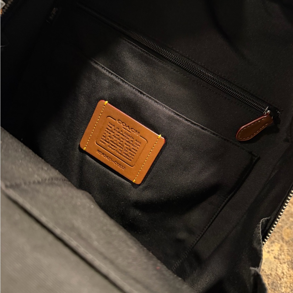 Coach Charcoal Backpack and Accessories Set - Picture 11 of 13